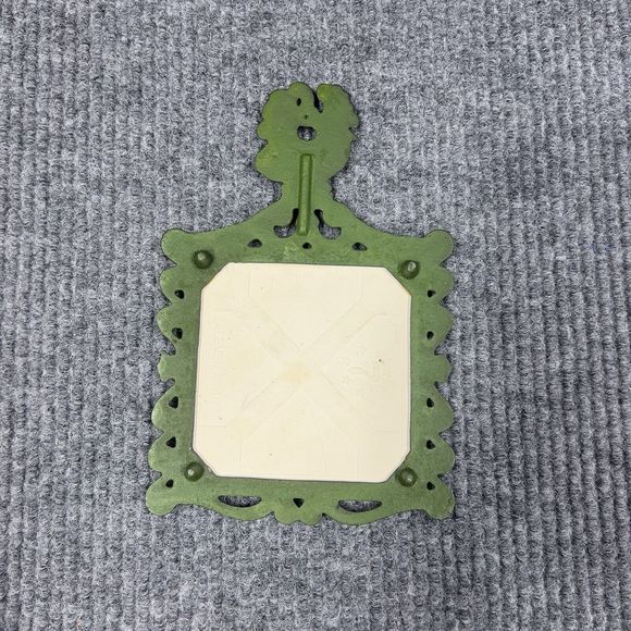 VTG 70’s Art Mark‎ Seven Star Coffee Mill Cast Iron Tile Trivet Hot Plate - Picture 7 of 9